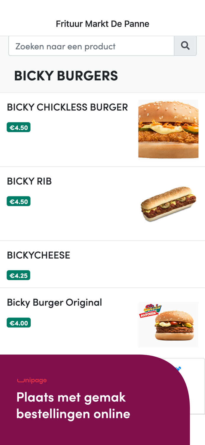 Frituur Markt De Panne