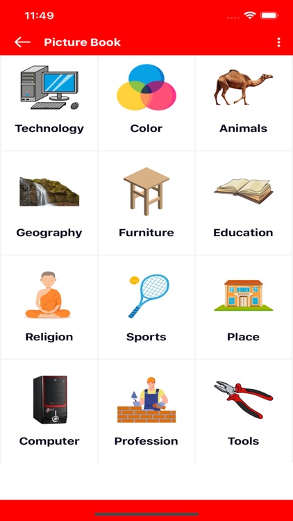 Word Book English to Bengali