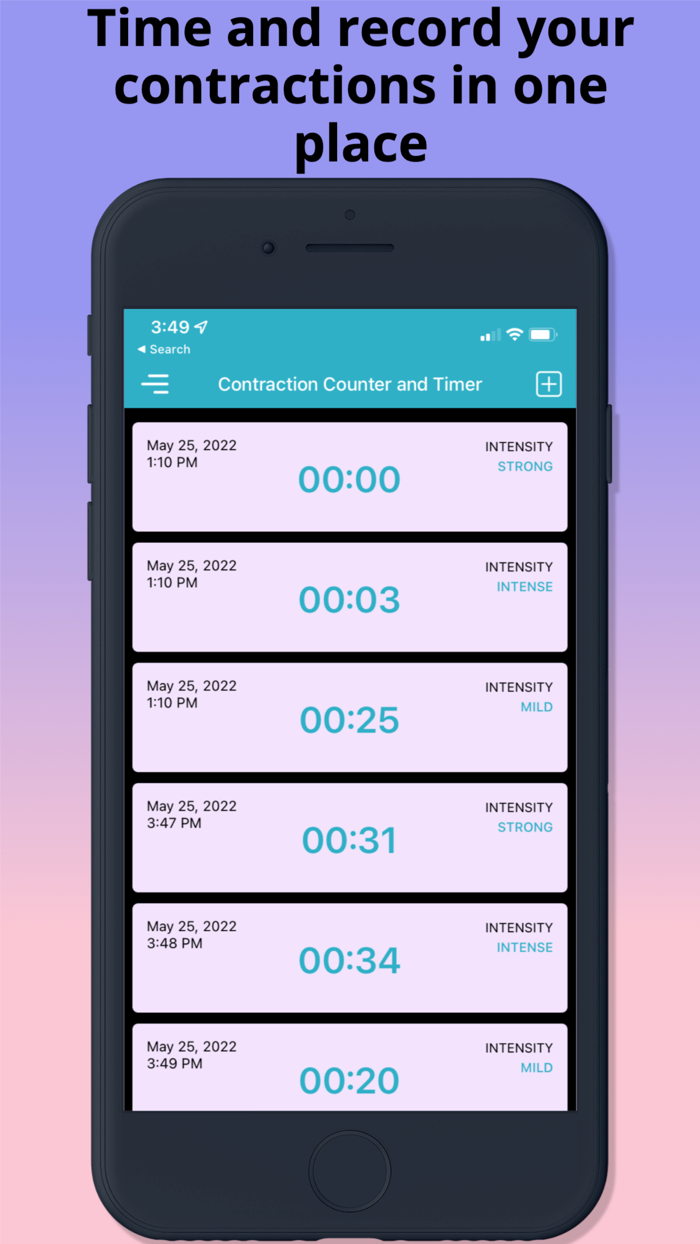 Contraction Counter, Timer