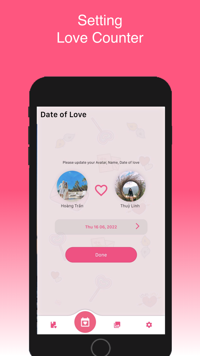 Love Diary Day Counter