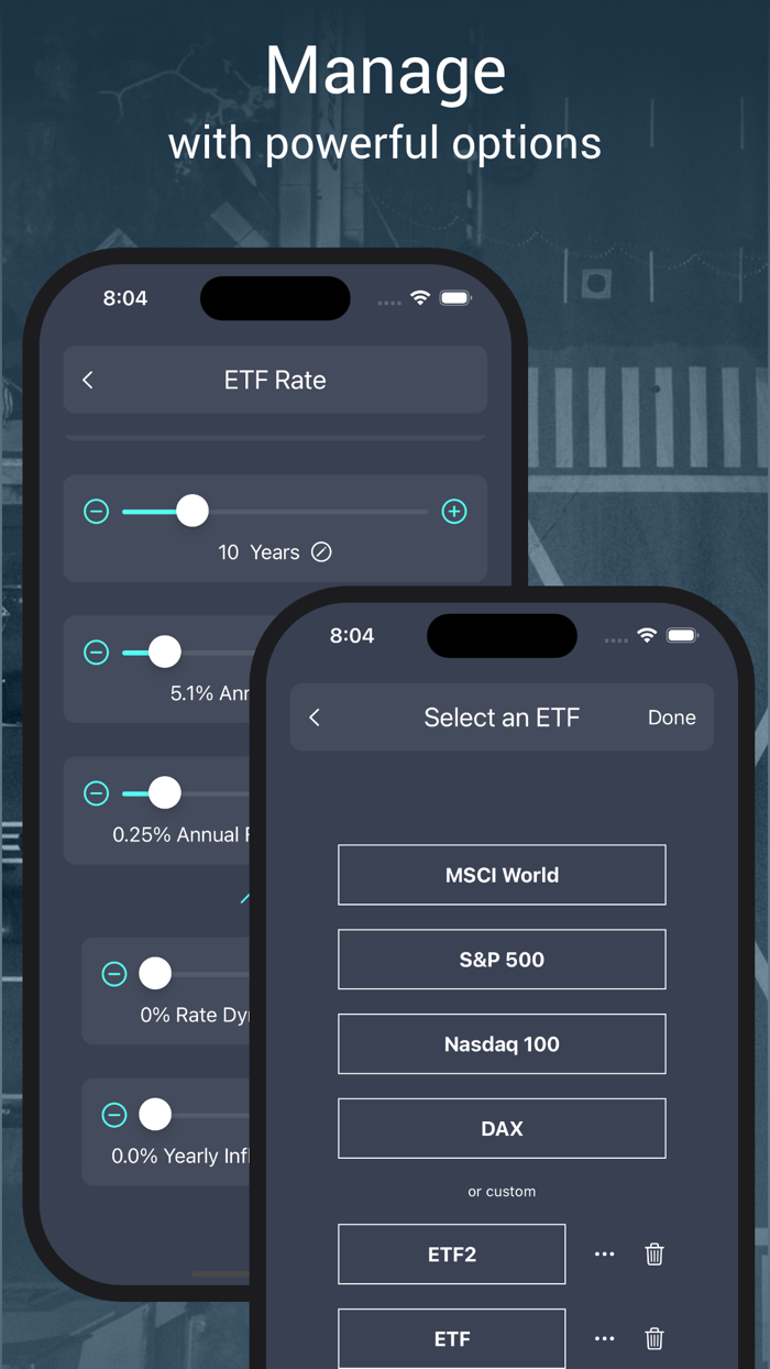 ETF Calculator Pro Savingsplan