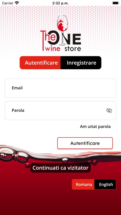 The One Wine Store App