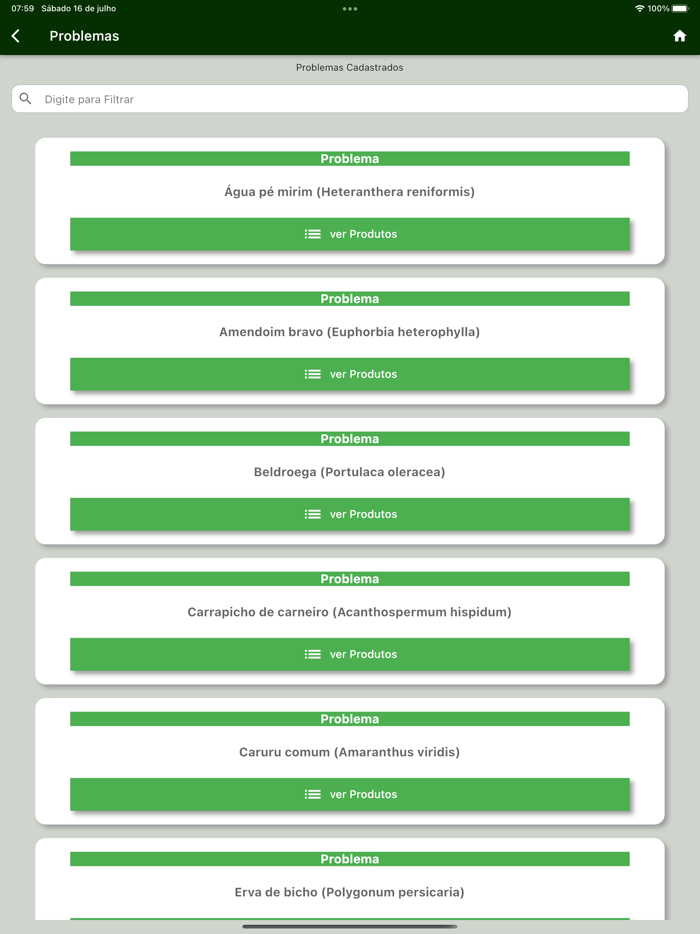 Bulário Defensivos Agrícolas