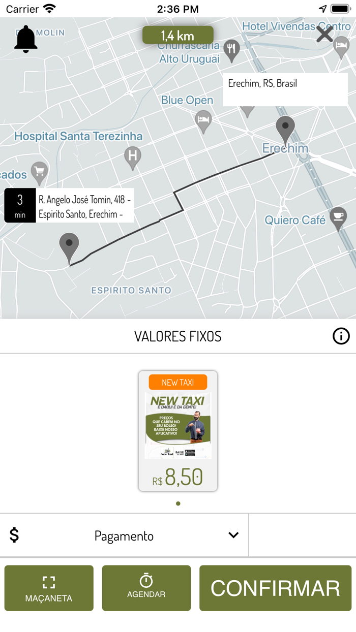 New Taxi - Passageiro