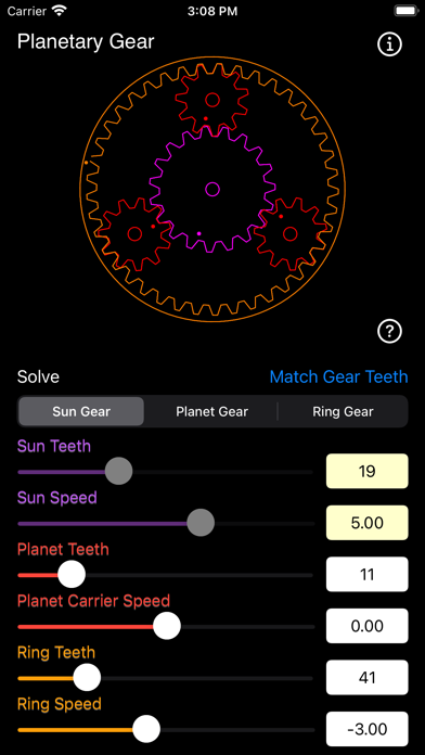 Planetary Gear Calculator screenshot 5