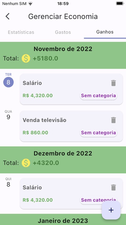 Controle de Gastos e Economia screenshot-3