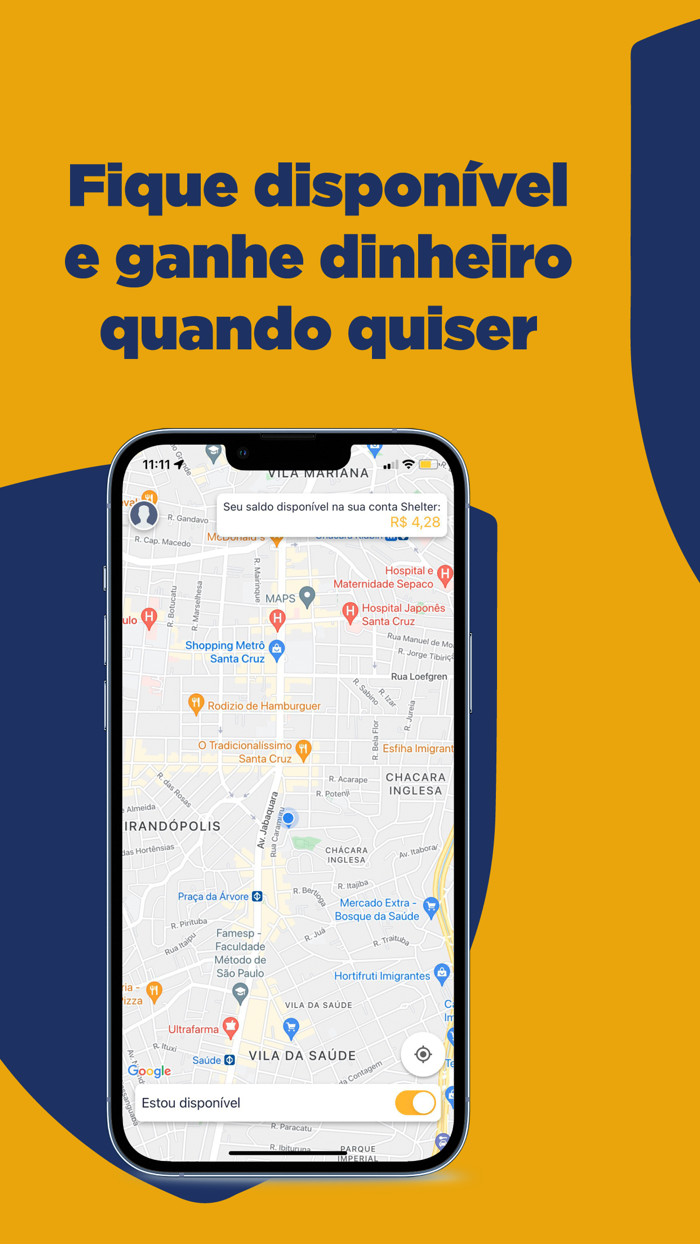 Shelter Móvel Motorista