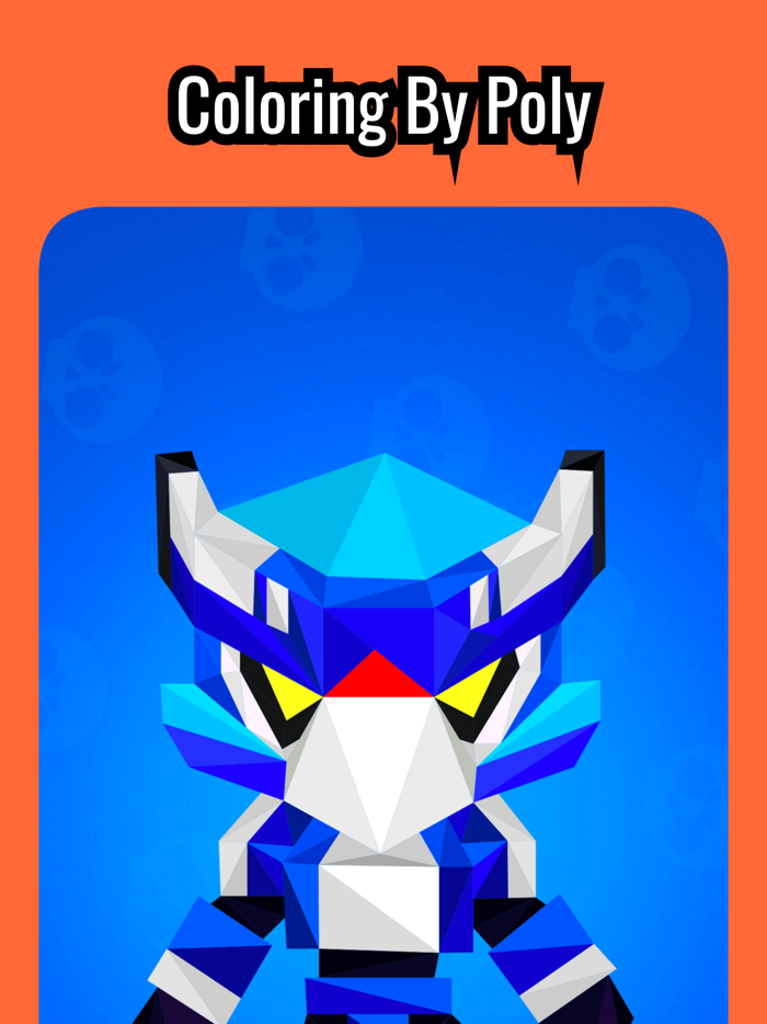 Brawl Poly Coloring by Number