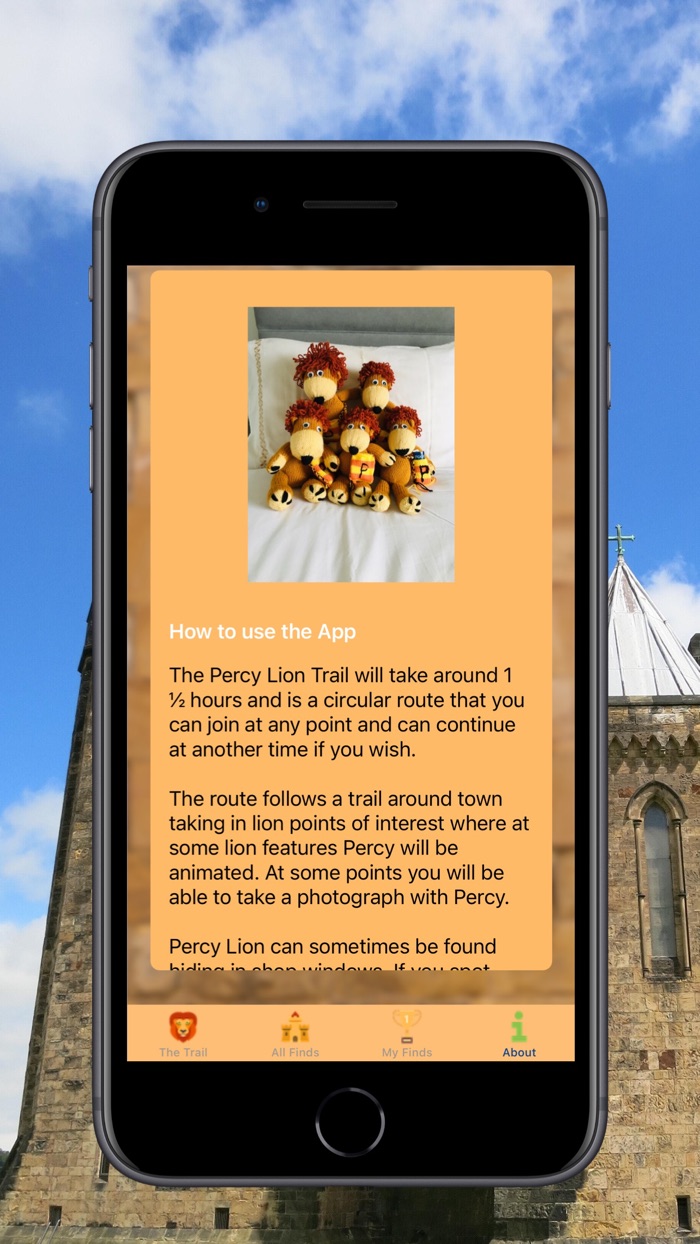 Percy Lion Explores Alnwick