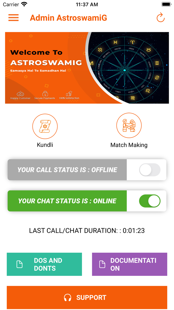 Astrologer Login App