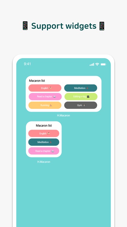 Habitual Macaron - Habit Track