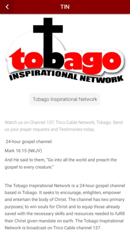 Tobago Inspirational Network