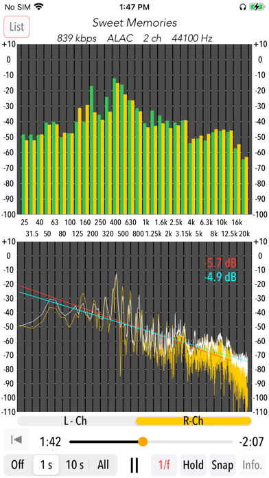 Music Frequency Analyzer screenshot1
