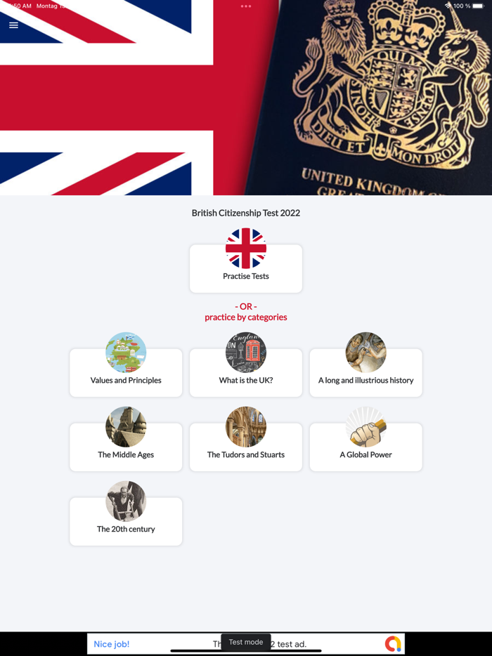 British Citizenship Test