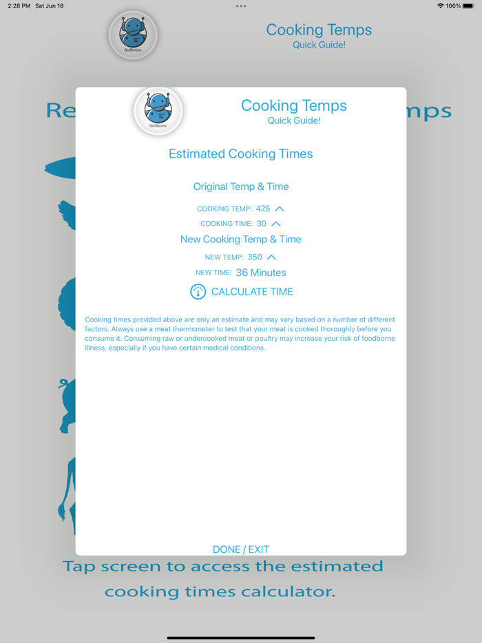 GotBotsss Cooking Temps Guide
