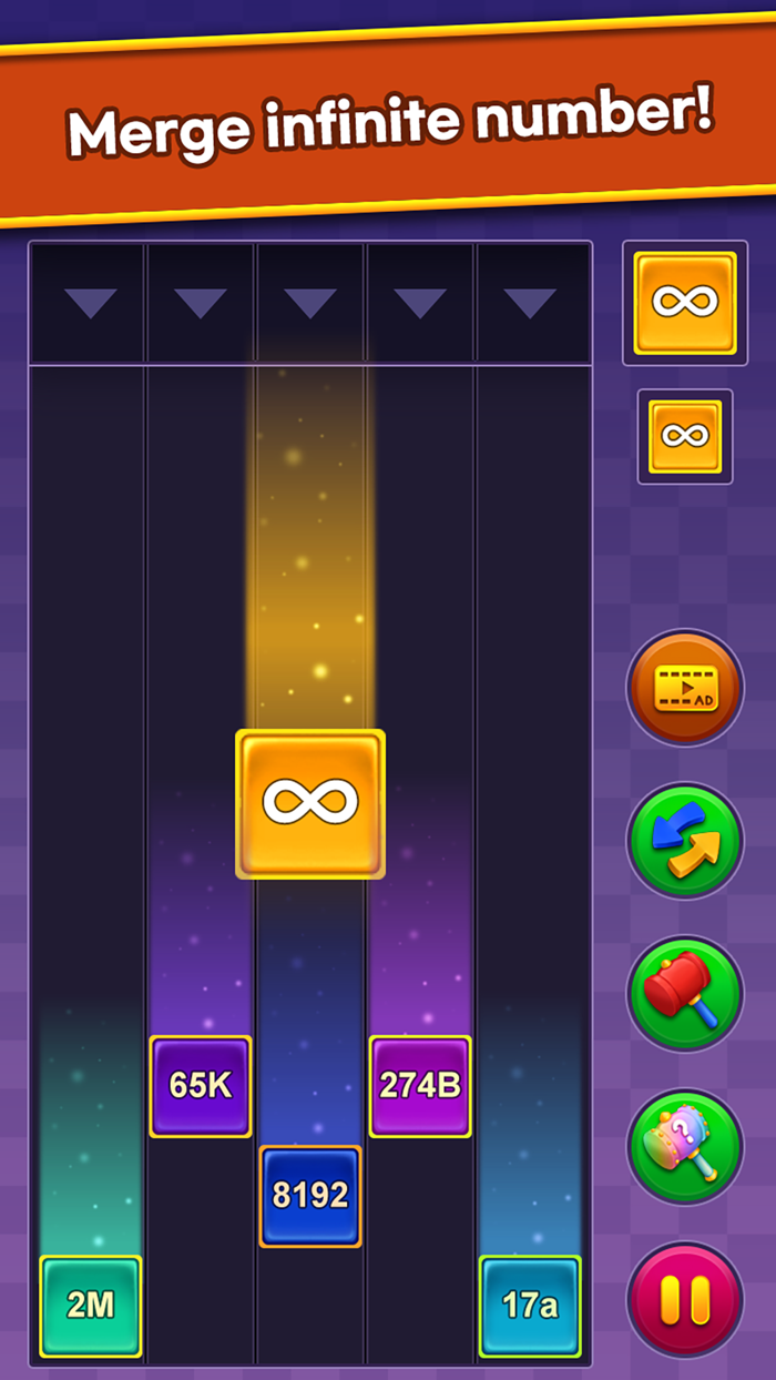 Number One - 2048 Merge Game