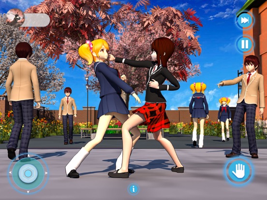 Anime High School Sakura Game screenshot 4