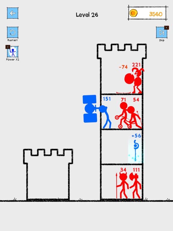 Number.io: Stick Tower Defenseのおすすめ画像6