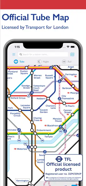 Screenshot 1 Tube Map - London Underground iphone