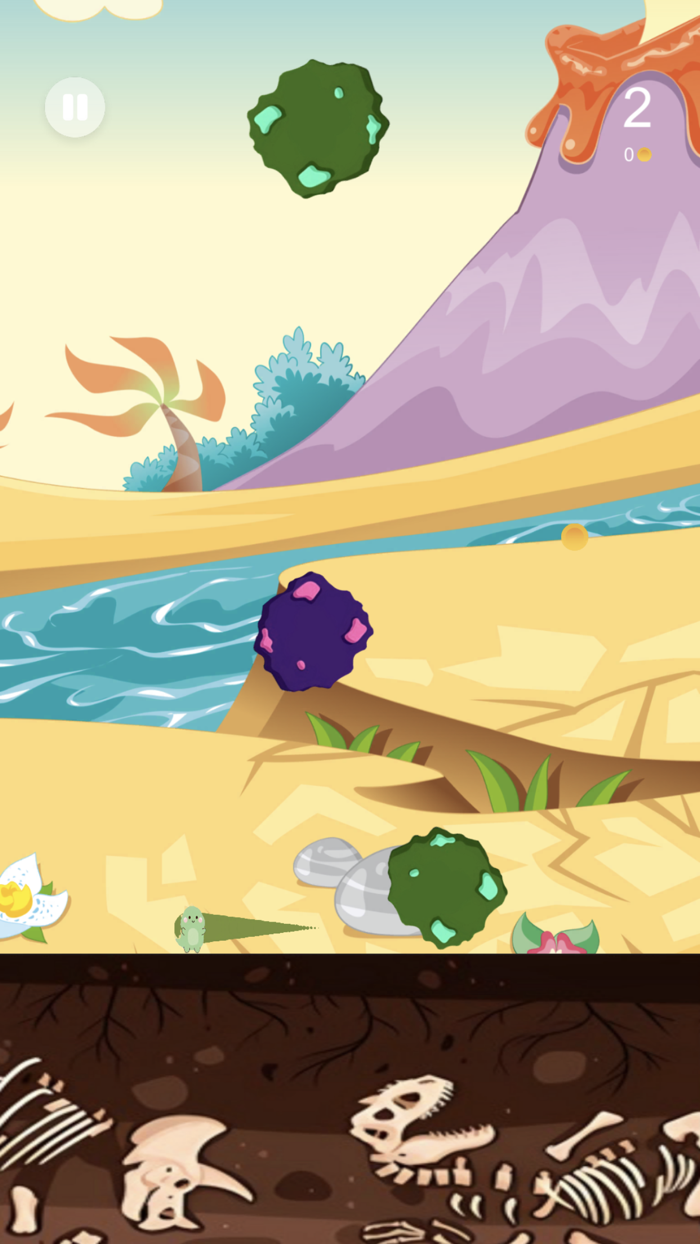 Dino Rush - Asteroid Attack