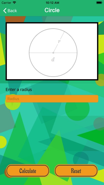 Calculate Shape Area