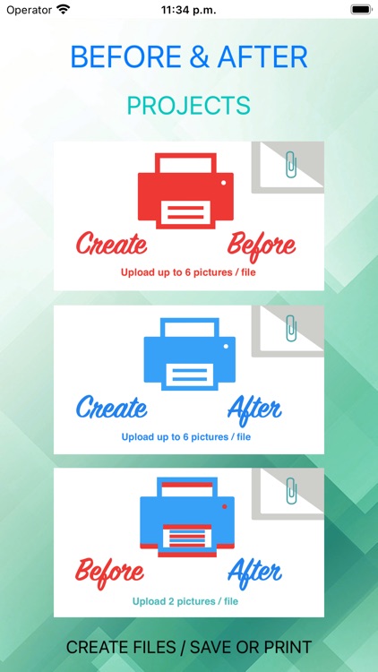 Before & After: Save or Print