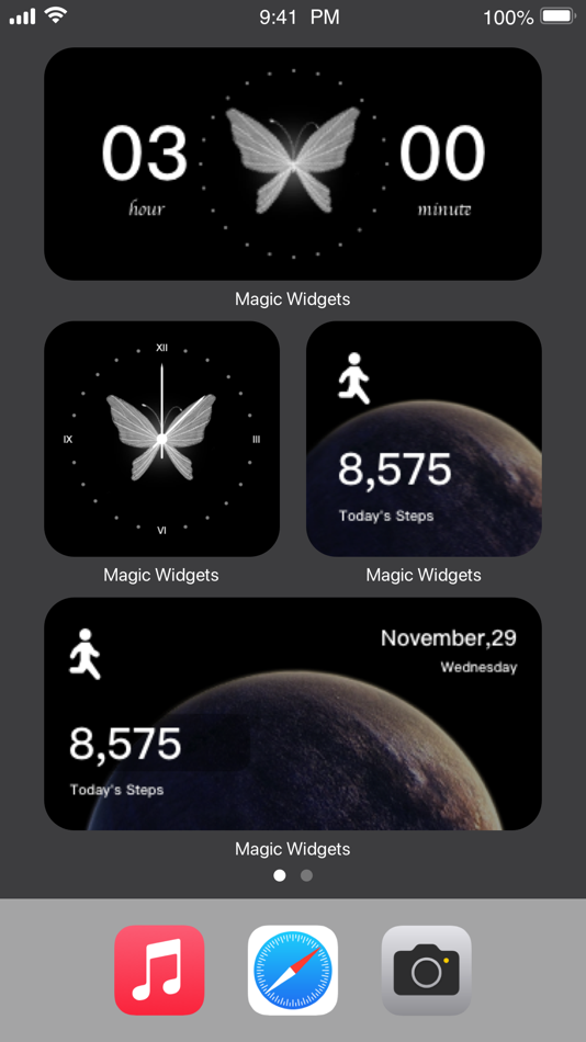 Magic widgets фото виджеты ios