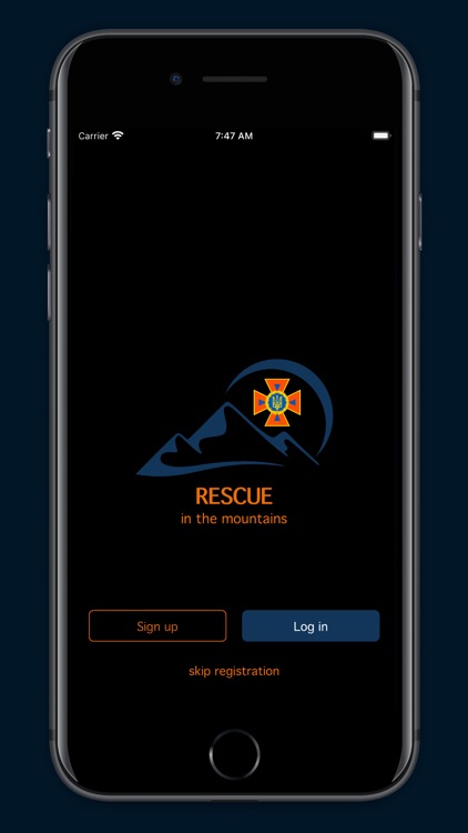 Rescue in the mountains