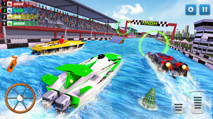 Boat Simulator Drag Racing