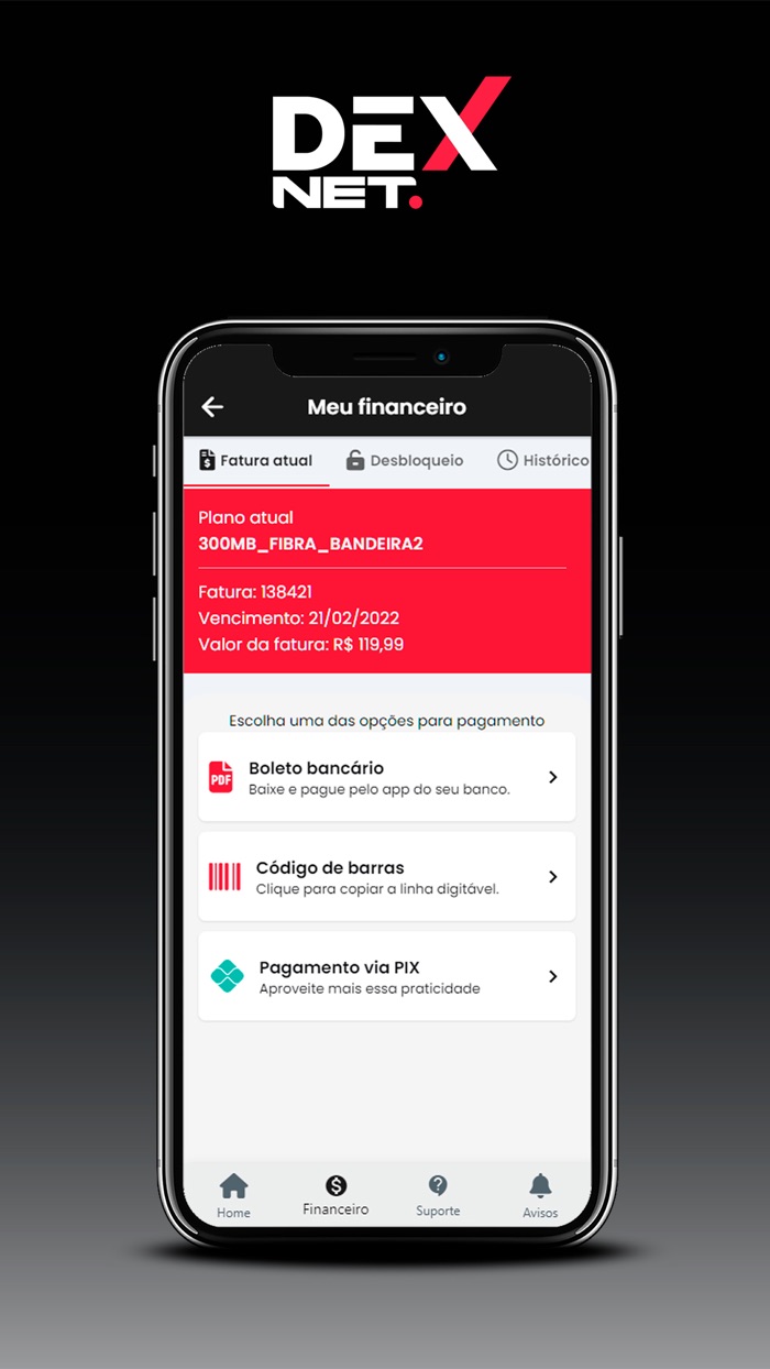 DexNet Telecom - App Suporte