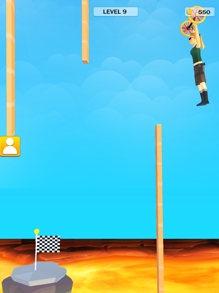 Line flights draw puzzle game