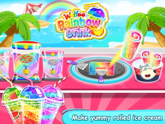 Wolfoo Make Rainbow Drink screenshot 2