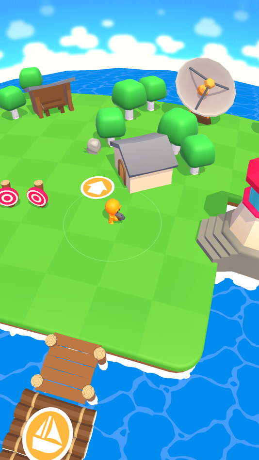 A specially built area containing a lot. A specially built area containing a lot