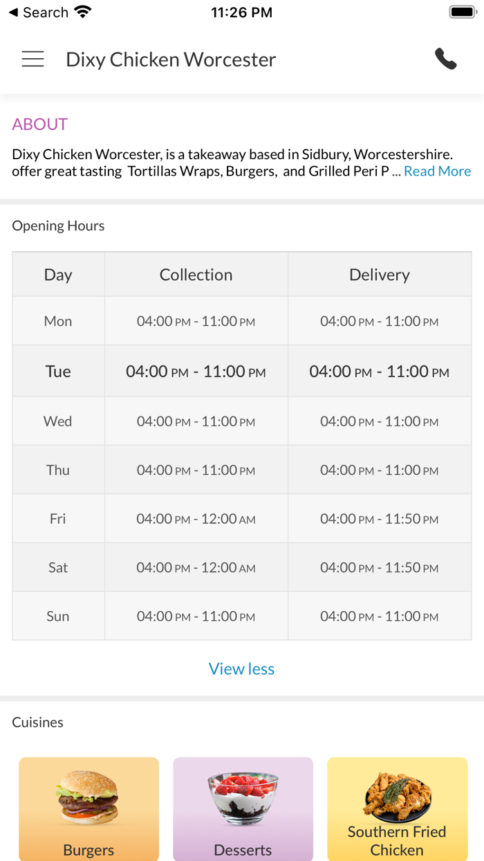 Dixy Chicken Worcester