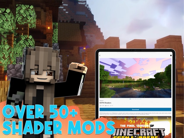 Minecraft Pe用シェーダー Mcpe Mods をapp Storeで