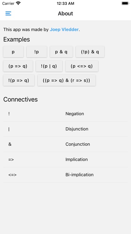 TTP - Truth Table Parser