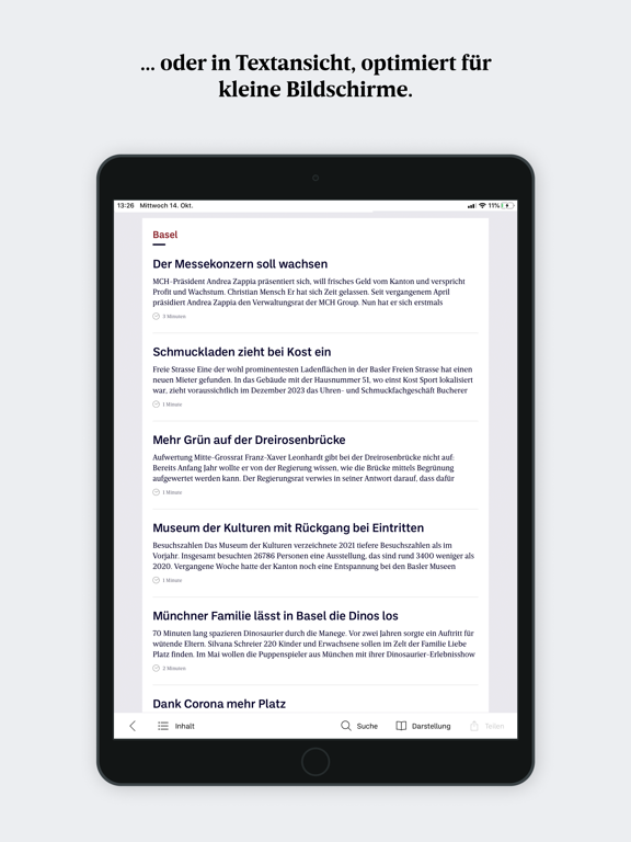 bz Zeitung aus Basel - E-Paper screenshot 4