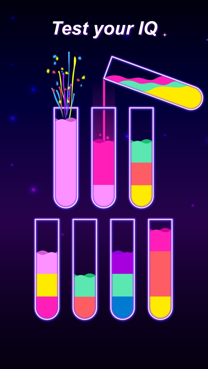Water Sort Glow Color Sort