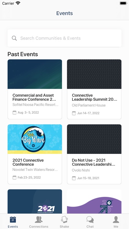 Connective Broker Events