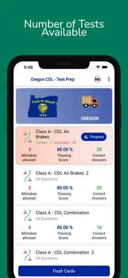 Game screenshot Oregon CDL Permit Practice hack