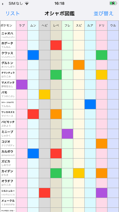 オシャボ図鑑 For ポケモンsv Iphoneアプリ Applion