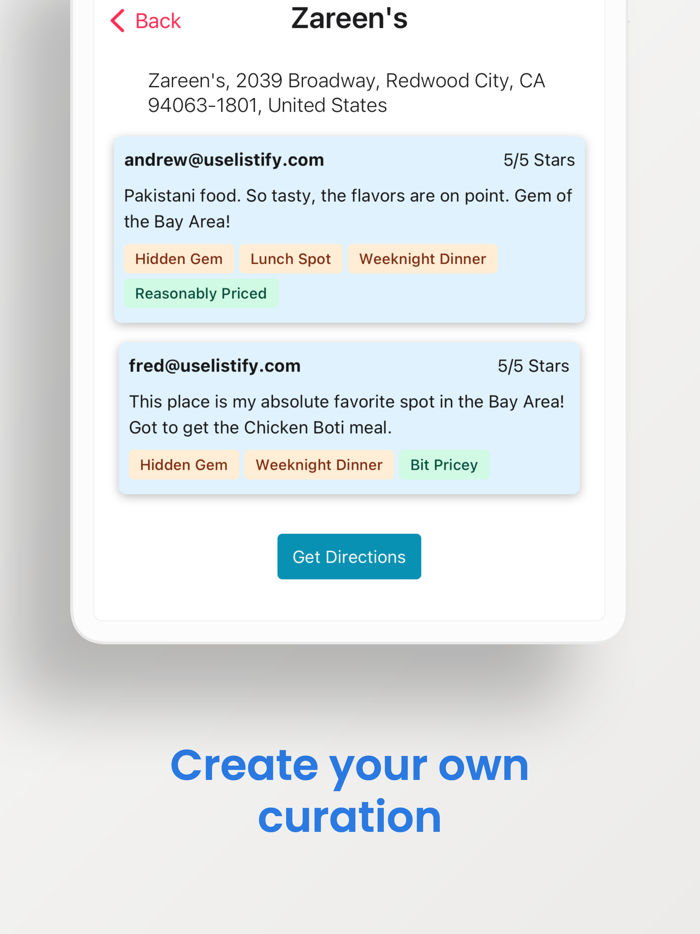 Listify - Share your lists