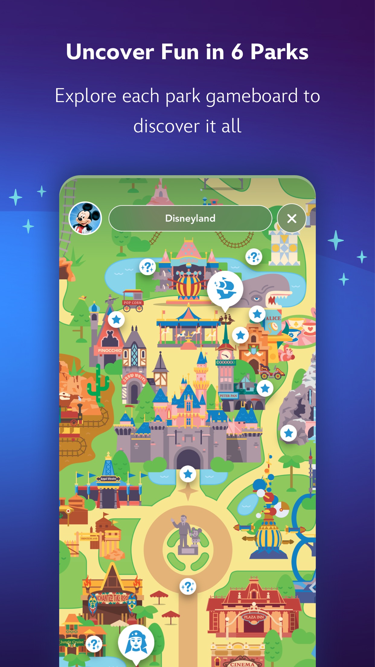 Screenshot do app Play Disney Parks