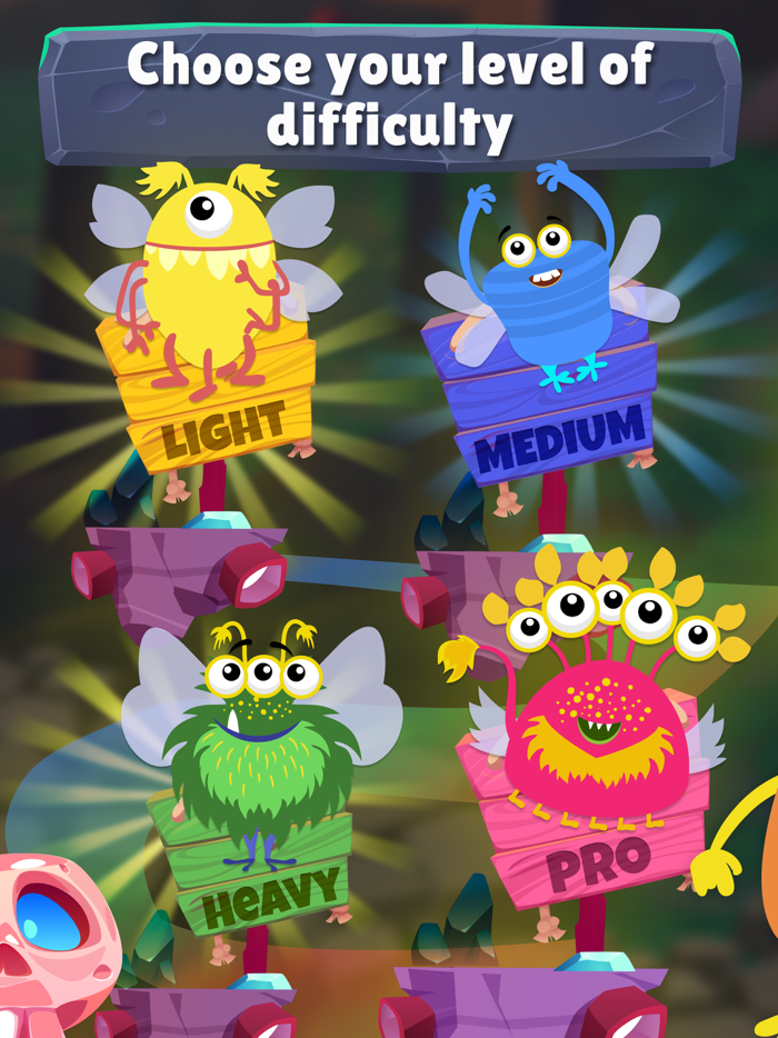 Fun Monster Math Game  Puzzle