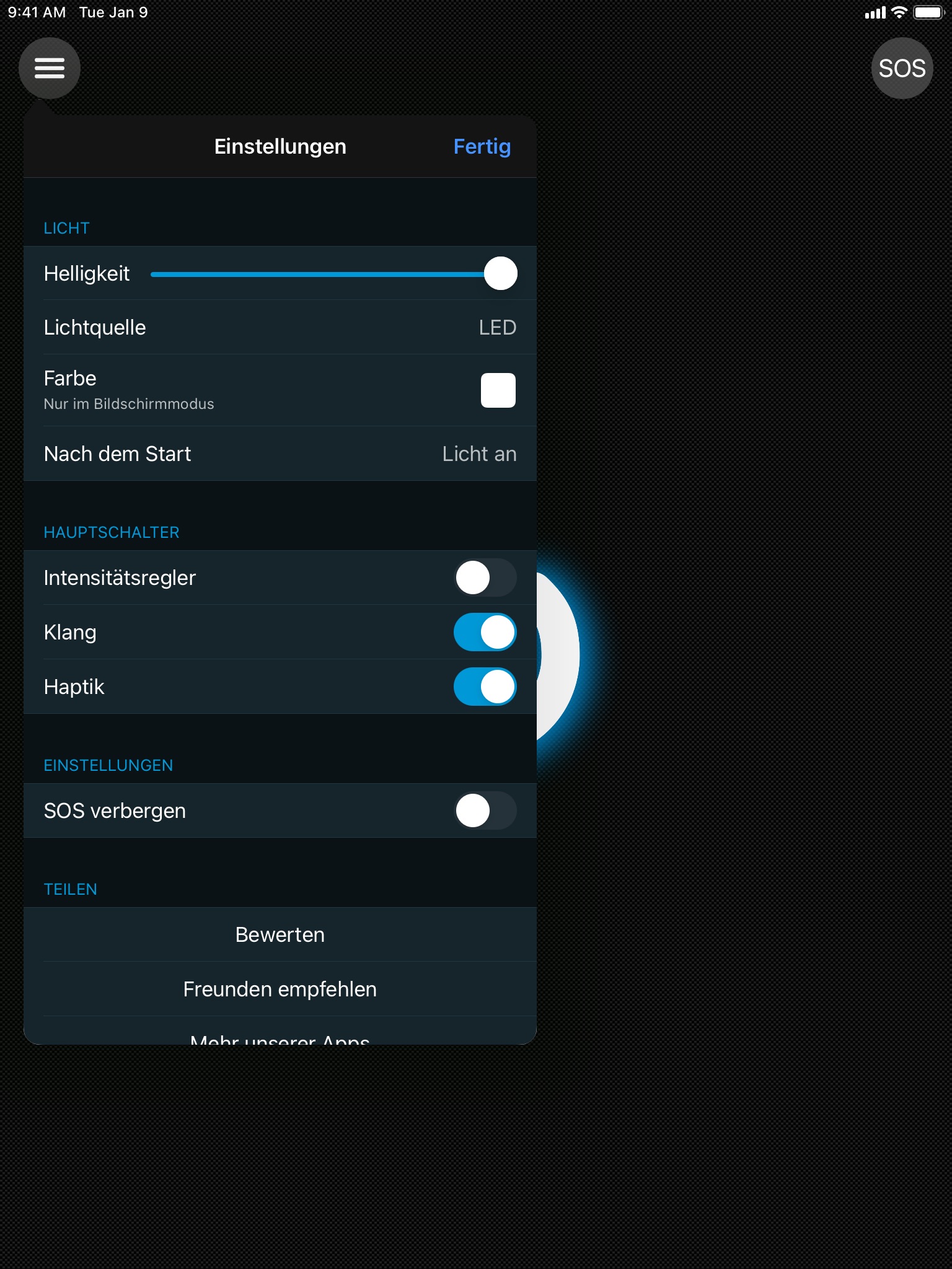 Flashlight × screenshot 2