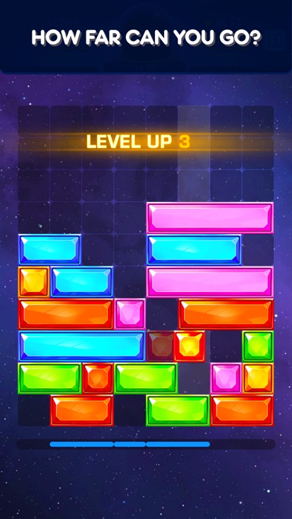 Jewel Slider: Drop Down Puzzle