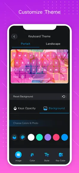 Game screenshot My Photo Background Keyboard apk