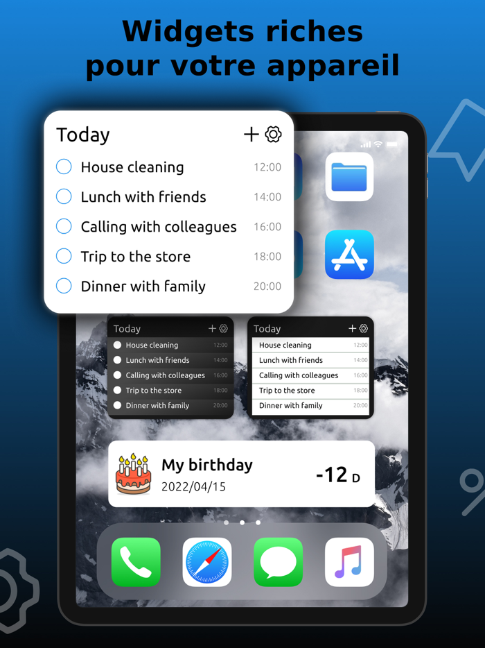 Alarme de Rappel Planificateur