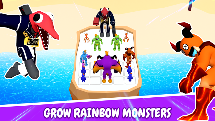 Merge Rainbow Monster Friends