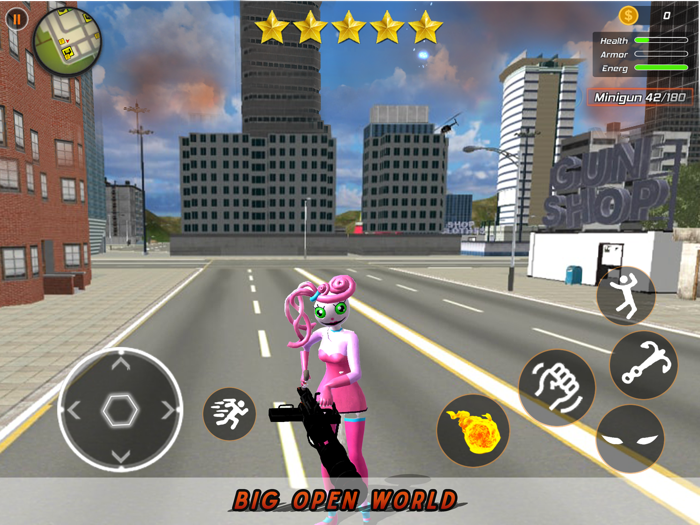 Scary Mommy Flying Rope Hero